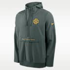 Green Bay Packers Rivalries Collection Sideline Anorak Men's Nike NFL 1/2-Zip Hooded Jacket