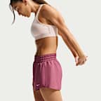 Nike One Women's Dri-FIT Mid-Rise 3" Brief-Lined Shorts