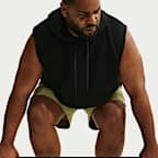 Nike N.A.C. Men's Dri-FIT Fleece Sleeveless Training Hoodie
