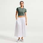 Playera cropped para mujer Nike Sportswear Chill Knit