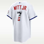 Bobby Witt Jr. Kansas City Royals USA 250 Men's Nike MLB Stadium Jersey