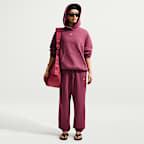 Nike Studio Fleece Medium Weight Pantalón oversize de cintura alta con bajos elásticos - Mujer
