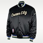 Chamarra Nike de la NBA premium Milwaukee Bucks City Edition - Hombre