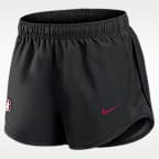 Shorts universitarios Nike Dri-FIT para mujer Stanford Tempo