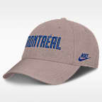 Gorra Nike de la MLB ajustable para hombre Montreal Expos Cooperstown Club