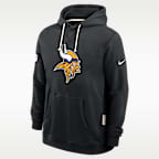 Minnesota Vikings Initial Home Sideline Men's Nike Dri-FIT NFL Pullover Hoodie