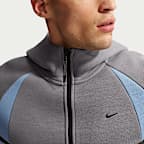 Nike Tech Windrunner-Fleecejacke mit durchgehendem Reißverschluss und Color-Block-Design (Herren)