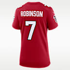 Jersey Nike de la NFL Game para mujer Bijan Robinson Atlanta Falcons