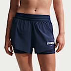 Nike Swift Dri-FIT középmagas derekú, 2 az 1-ben női futórövidnadrág