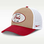 Cincinnati Reds Rise Men's Nike MLB A-Frame Trucker Adjustable Hat