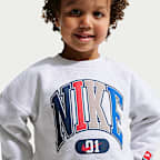 Sudadera de cuello redondo de tejido Fleece Multisport infantil Nike Sportswear
