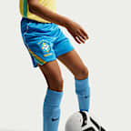 Brazil 2026 Stadium Home Older Kids' Nike Dri-FIT Soccer Replica Shorts