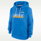 Los Angeles Chargers Sideline Standard Issue Women's Nike Dri-FIT NFL Pullover Hoodie