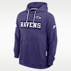 Baltimore Ravens Alt Standard Issue Men's Nike Dri-FIT NFL Pullover Hoodie