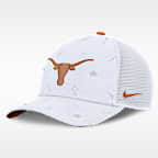 Gorra de rejilla universitaria Nike ajustable para hombre Texas Country Club Golfin' Rise