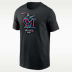 Miami Marlins City Connect Large Logo Men's Nike MLB T-Shirt
