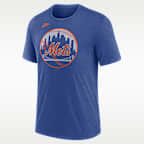 New York Mets Cooperstown Logo Men's Nike MLB T-Shirt