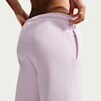 Nike Studio Fleece Medium Weight Women's Mid-Rise Wide-Leg Trousers