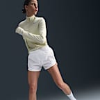 Shorts de correr Dri-FIT de tiro medio con forro de ropa interior para mujer Nike Tempo