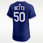 Mookie Betts Los Angeles Dodgers Men's Nike Dri-FIT ADV MLB Elite Jersey