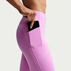 Leggings de correr de tiro alto de 7/8 con bolsillos para mujer Nike Swift