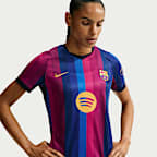 FC Barcelona 2026/27 Stadium Home Women's Nike Dri-FIT Soccer Replica Jersey