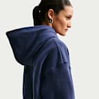 Damska bluza z kapturem o kroju oversize Nike Studio Fleece Medium Weight