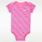 Nike Swoosh Logo Baby (0–9M) 3-Piece Bodysuit Set