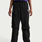 FC Barcelona Away Big Kids' Kobe Soccer Woven Pants