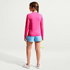 Playera de manga larga Dri-FIT UV para niña talla grande Nike Swim Hydroguard