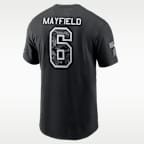 Playera Nike de la NFL para hombre Baker Mayfield Tampa Bay Buccaneers Salute to Service