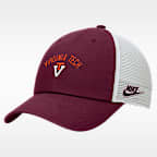 Gorra de rejilla sin estructura Nike College (Virginia Tech)