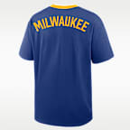 Milwaukee Brewers Cooperstown Ringer Men's Nike MLB T-Shirt