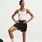 Camisola sem mangas com sutiã de desporto almofadado de suporte médio Nike One para mulher