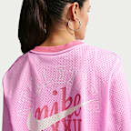Nike Sportswear Women's Oversized Heritage Cropped Mesh Jersey