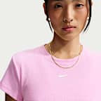 Nike Sportswear Women's Tight Ribbed Short-Sleeve T-Shirt