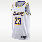 Jersey Nike Dri-FIT de la NBA Swingman para hombre LeBron James Los Angeles Lakers 2022/23 Association Edition