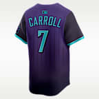 Corbin Carroll Arizona Diamondbacks City Connect Men’s Nike Dri-FIT ADV MLB Limited Jersey