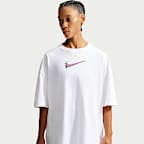 Playera de manga corta oversized Nike para mujer
