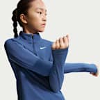 Nike Dri-FIT Longsleeve mit Viertelreißverschluss (Mädchen)