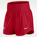 Shorts universitarios Nike Dri-FIT para mujer Georgia Primary Logo One