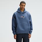 Sudadera con gorro sin cierre Nike de la NFL para hombre New England Patriots Rivalries Collection Oversized Tech Fleece