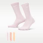 Meias de cano médio Nike Everyday Elevated (3 pares)