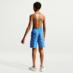 Shorts de playa o alberca con forro de ropa interior de 18 cm para niño talla grande Nike Swim Breaker