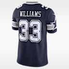 Javonte Williams Dallas Cowboys Men's Nike Dri-FIT NFL Limited Jersey
