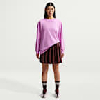 Playera de manga larga oversized para mujer Nike Sportswear