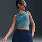 Nike Sportswear Chill Knit Women's Tight Cropped Mini-Rib Tank Top