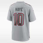 Drake Maye New England Patriots Men's Nike NFL Atmosphere Game Jersey