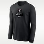 Georgia Sideline Men's Nike Dri-FIT College Long-Sleeve T-Shirt