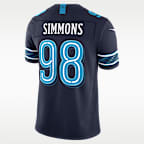 Jeffery Simmons Tennessee Titans Rivalries Collection Men's Nike Dri-FIT NFL Limited Jersey